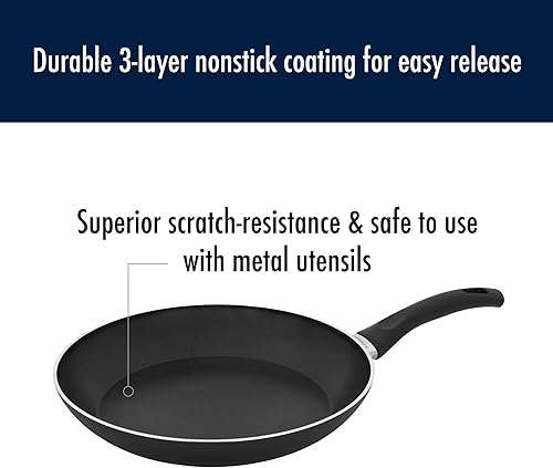 Miniatura 4 de HENCKELS Everlift - Sartén antiadherente tradicional de 12 pulgadas