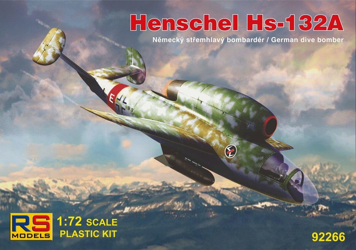 Amazon | RSモデル 1/72 ドイツ空軍 ヘンシェル Hs-132A 急降下