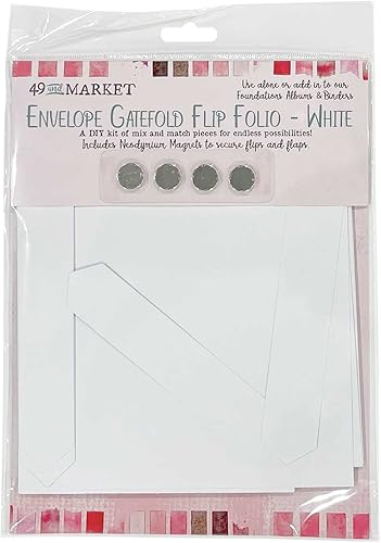 49 AND MARKET Folio de sobres blancos