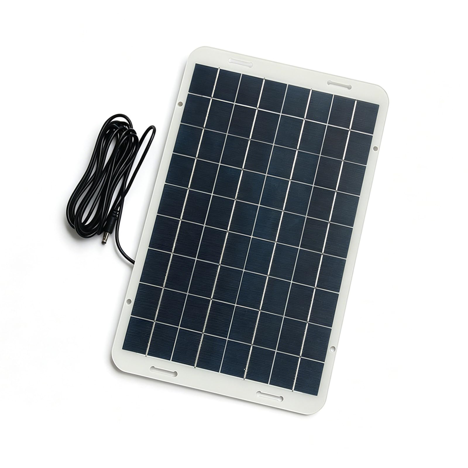Efficiency 12W 18V Solar Charging Panel with DC5521 Connector and 300CM Cable for Outdoor Use Outdoor Solar Control Panel