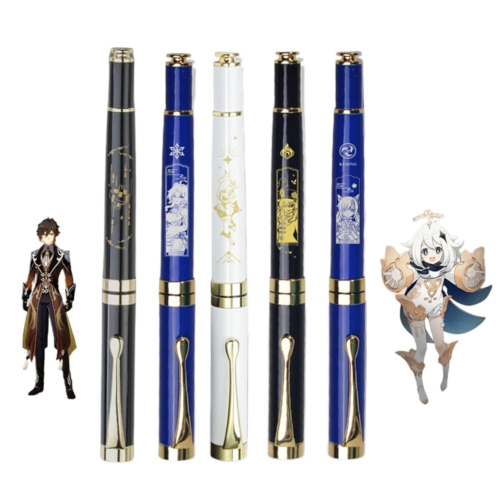 Amazon | [HAOJEE]ペン ボールペン ペンケース原神 自動鉛筆