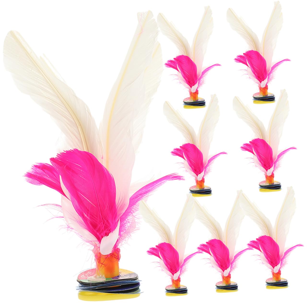 Toddmomy 8 Pcs Shuttlecock Foot Sports Kick Shuttlecock Kick Shuttlecock Shuttlecock Exercise Kick Shuttlecock Students Kick Shuttlecock Rubber