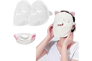HANSAMU Reusable Hot and Cold Compress Face Mask