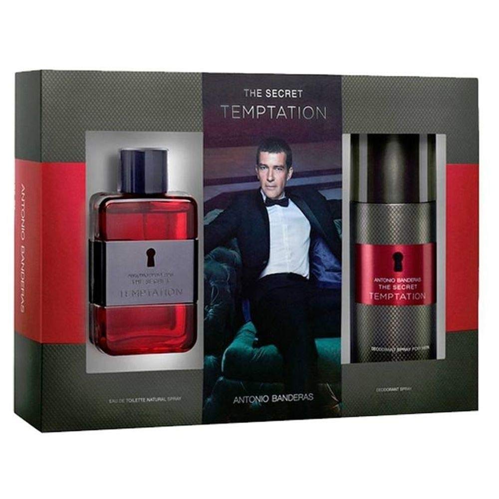 Antonio Banderas The Secret Temptation 2 Piece Fragrance Gift Set for Men,  2 count : Amazon.com.au: Beauty