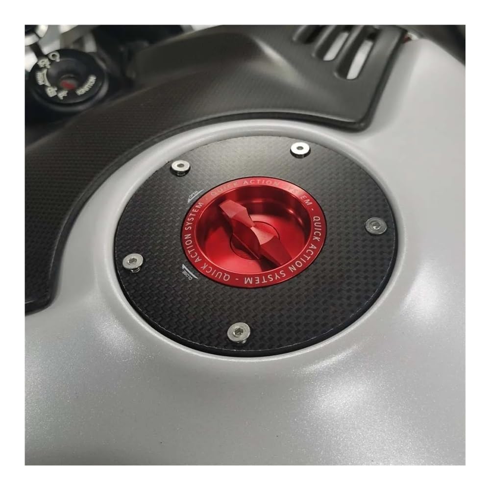 per RSV4 R/RR/RF per FACTORY/1100 2009-2023 Tappo Serbatoio Carburante con Serratura Coperchio Benzina per Moto Carburante Moto(Blue Type-I)