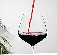 Vista 6 de Viski Reserve Inez Copas de vino burdeos, copas de vino tinto transparentes para bodas, aniversarios, regalos de cumpleaños para mujeres y hombres