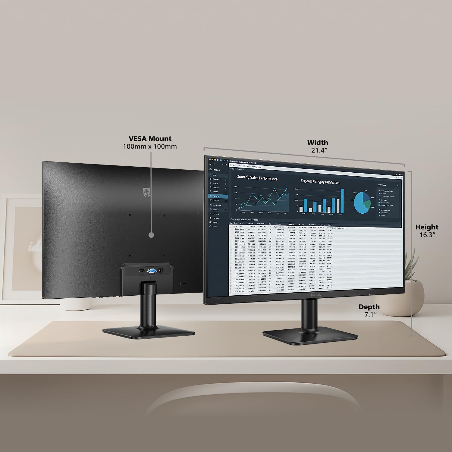 Amazon.com: Philips 24 Inch Computer Monitor FHD 120Hz IPS