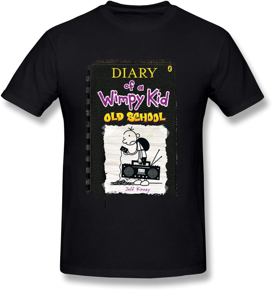 Gosts Diary of A Wimpy Kid Old School Black Man Tee