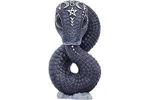 Nemesis Now Ouroboros: Gothic Satanic Snake Figurine Decor