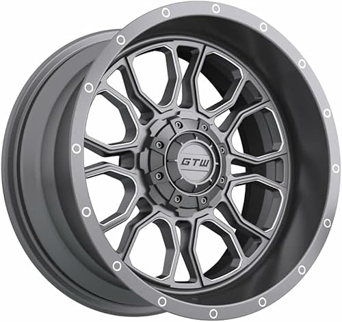 Miniatura 10 de GTW Combo de ruedas y neumáticos para carrito de golf de 14 pulgadas  GTW Volt negro materuedas mecanizadas en neumáticos Predator todo terreno de