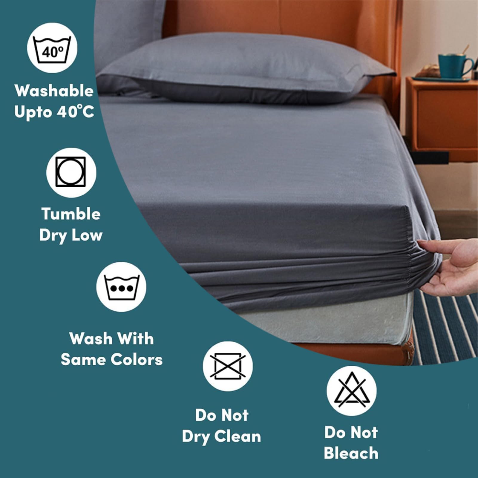 HAIBA Spannbettlaken Aus Mikrofaser - Weich & Atmungsaktiv In Rosa 90x200+27cm