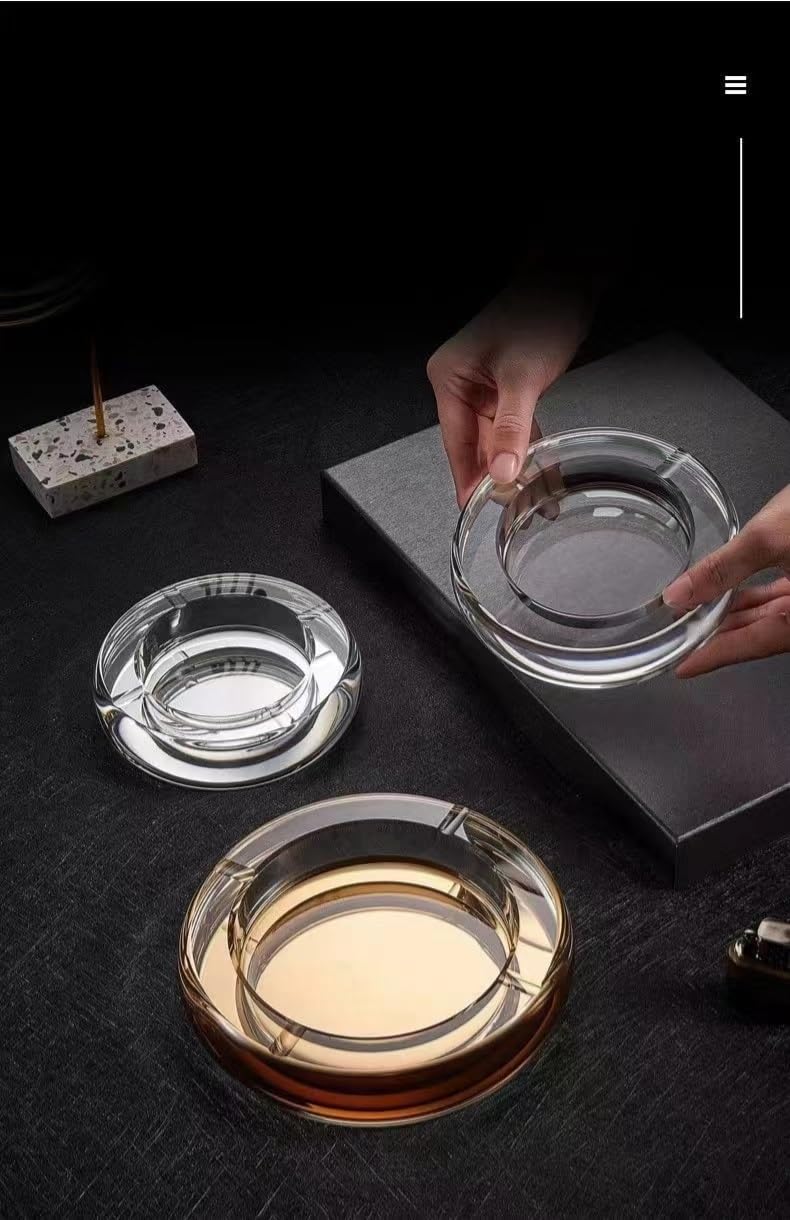 Amazon.co.jp: おもしろ 灰皿灰皿 レトロガラスの灰皿ステンレス 灰皿