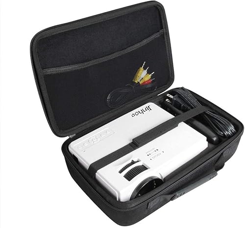 Hermitshell Estuche de viaje para proyector Jinhu 2021 actualizado 7500L/Jinhu Mini proyector de video 6500 brillo 1080P compatible con proyector de