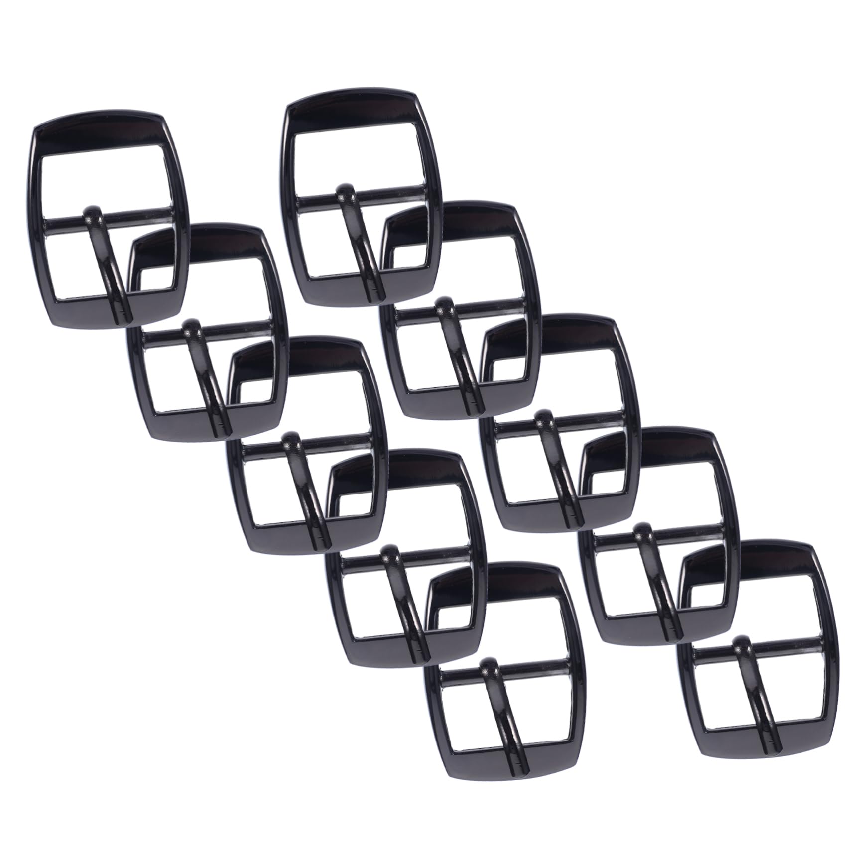 TEHAUX 50pezzi Fibbie Regolabili Per Cinture Fibbie Decorative Barra Centrale Per Zaini e Abbigliamento Fai Te Resistenti e Leggere