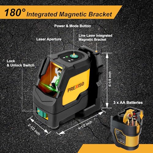 Prexiso Laser Level With Tripod thumb #7