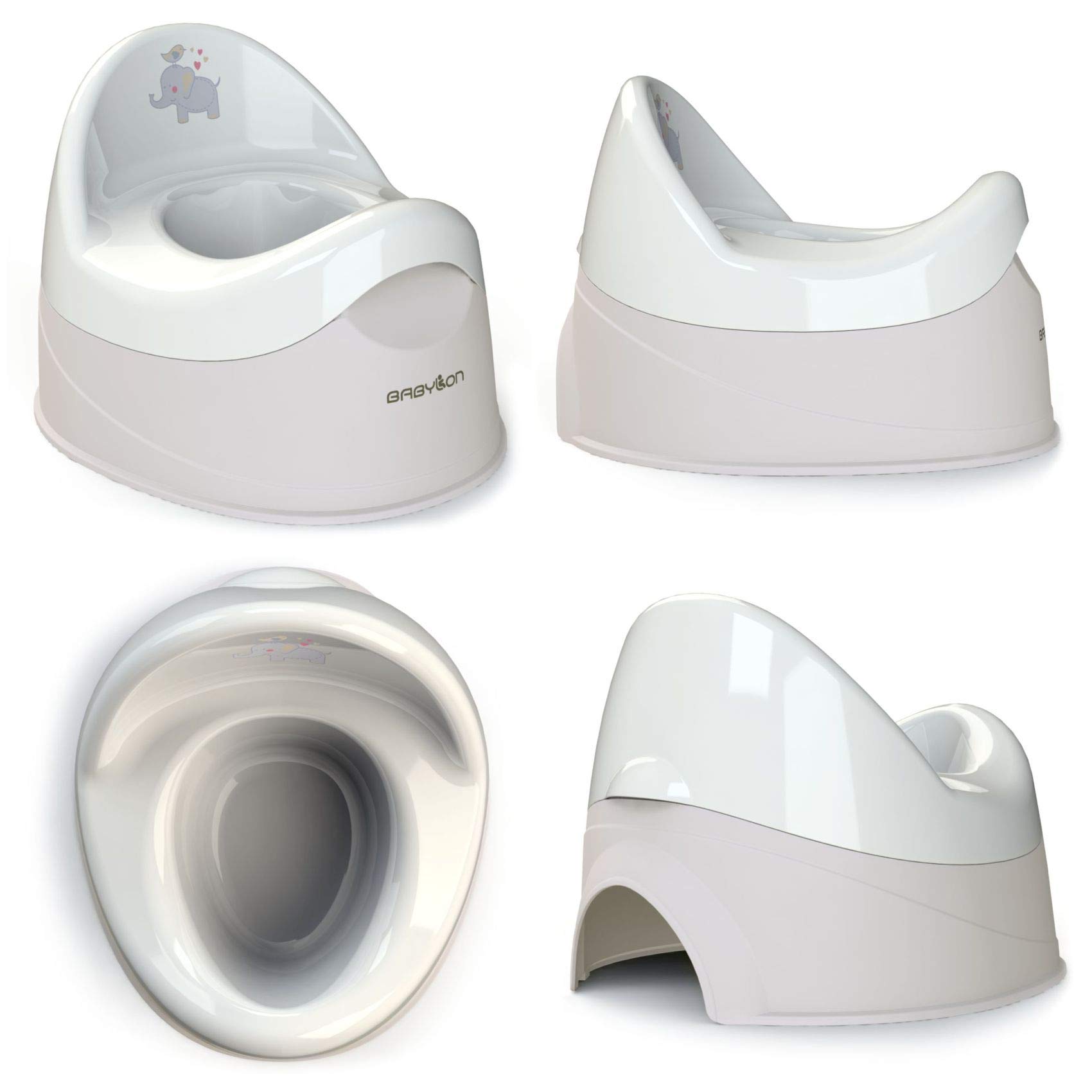 BABYLON Vasino per bambini Duet Vasino per bambini wc, colore: grigio