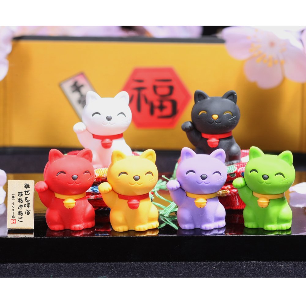 Amazon | スガタ イワコー まねきねこ消しゴム60個入り SCERMAN001