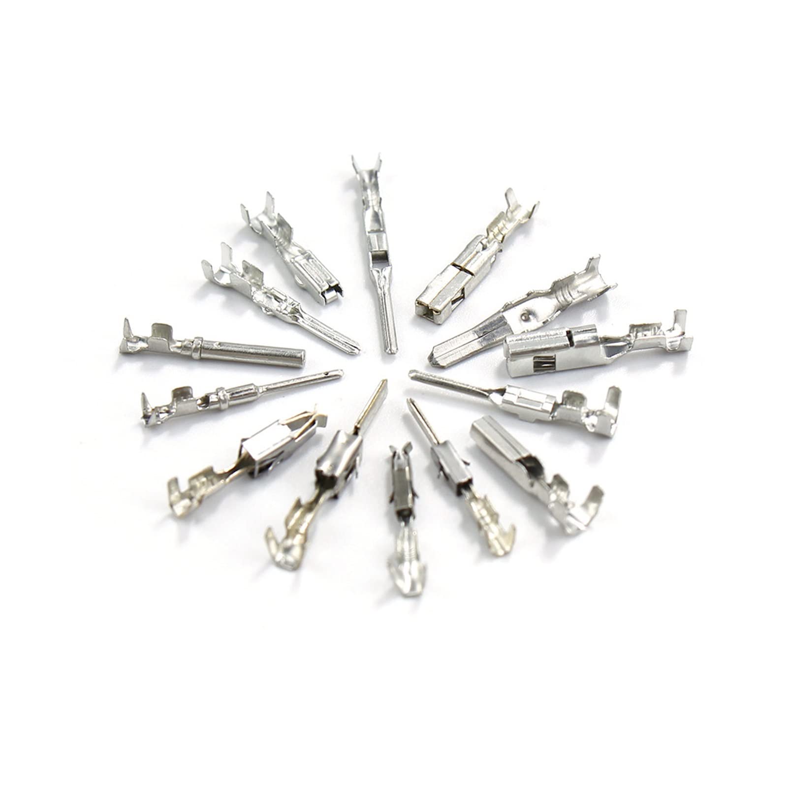 Car Electrical Wire Terminal 1/1.5/1.8/2.2/2.8/3.5mm Auto Electric Connector Plug Removal Male Female Crimp Automotive Plug Pins (Color : 1168pcs)
