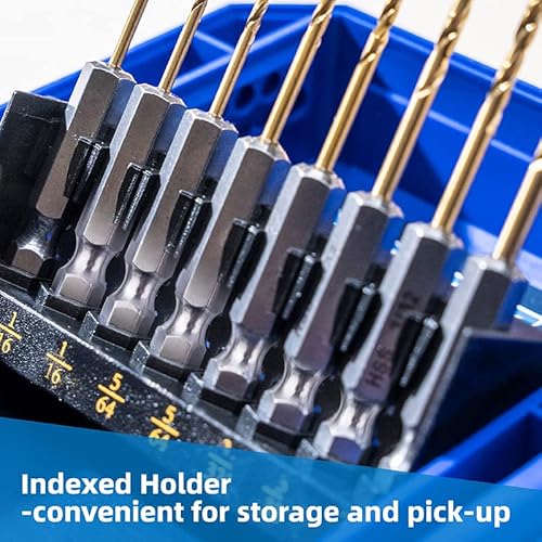 Highfire HF101072 22 Pieces Hex Shank Drill Bit Set thumb #5