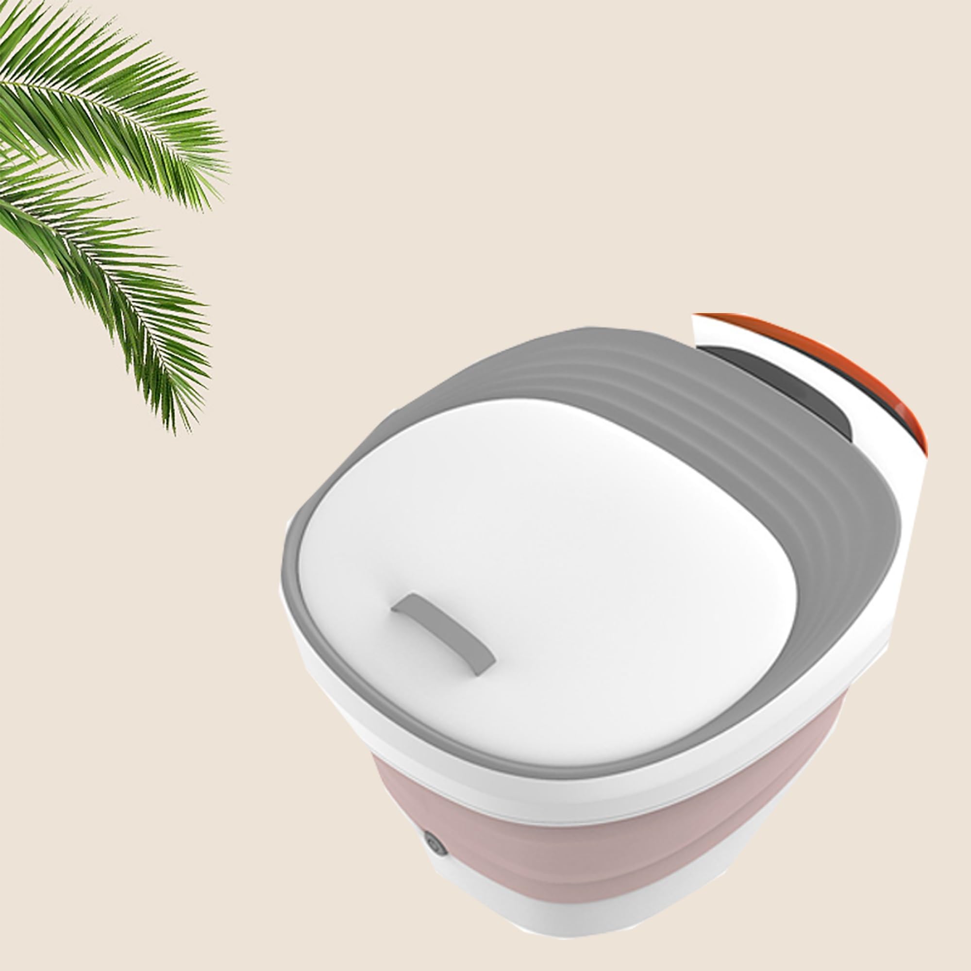 Vasca Pedicure Pediluvio Pediluvio Massaggiatore Piedi Elettrico, Completamente Automatico Idromassaggiatore Plantare Terapia Pieghevole con Riscaldamento A Temperatura Costante E Telecomando