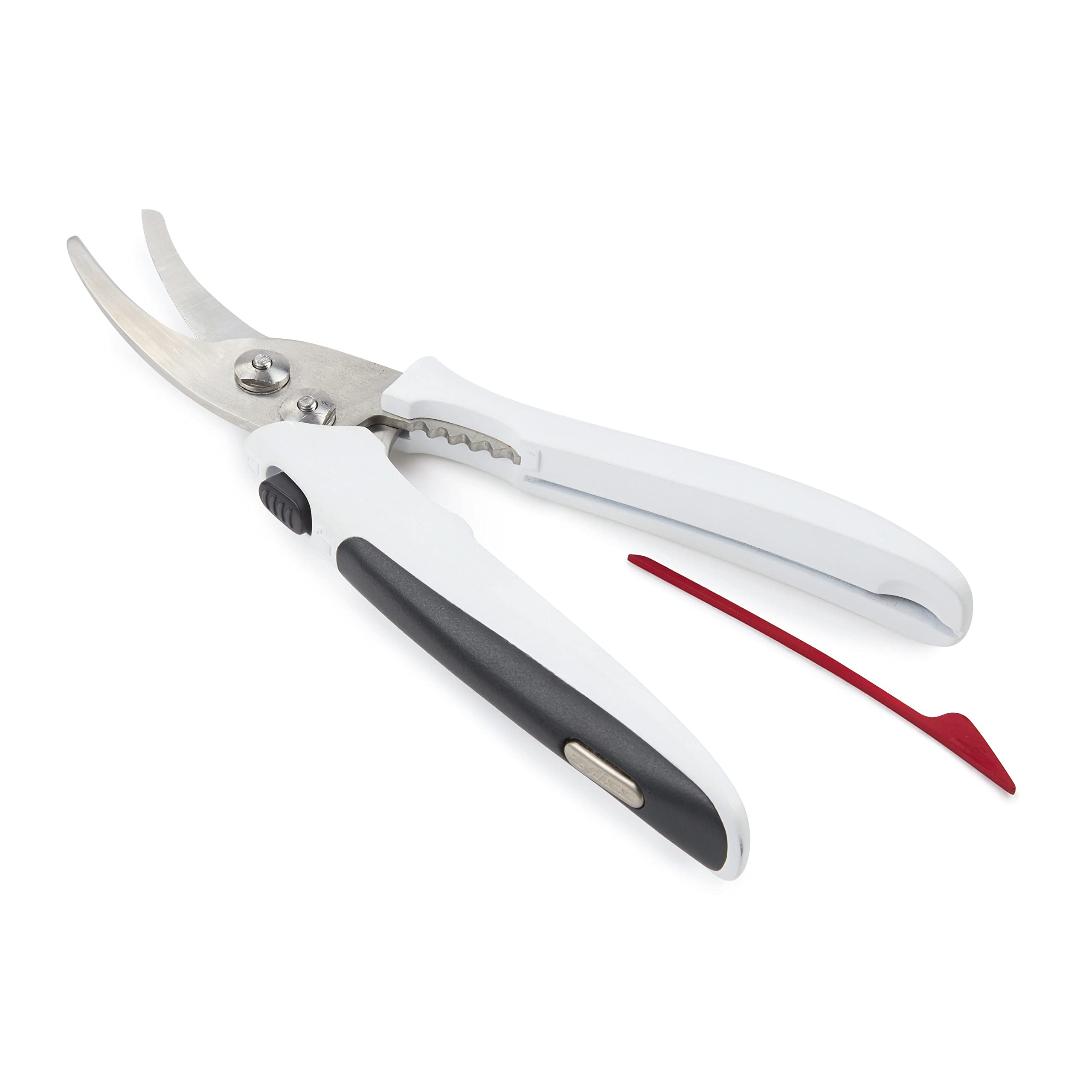 Zyliss E910039 Forbici per Crostacei, Plastica, Acciaio Inossidabile, Bianco, Grigio, Strumento per Frutti di Mare, Aragoste, Granchi e Scampi, Lavabile in Lavastoviglie