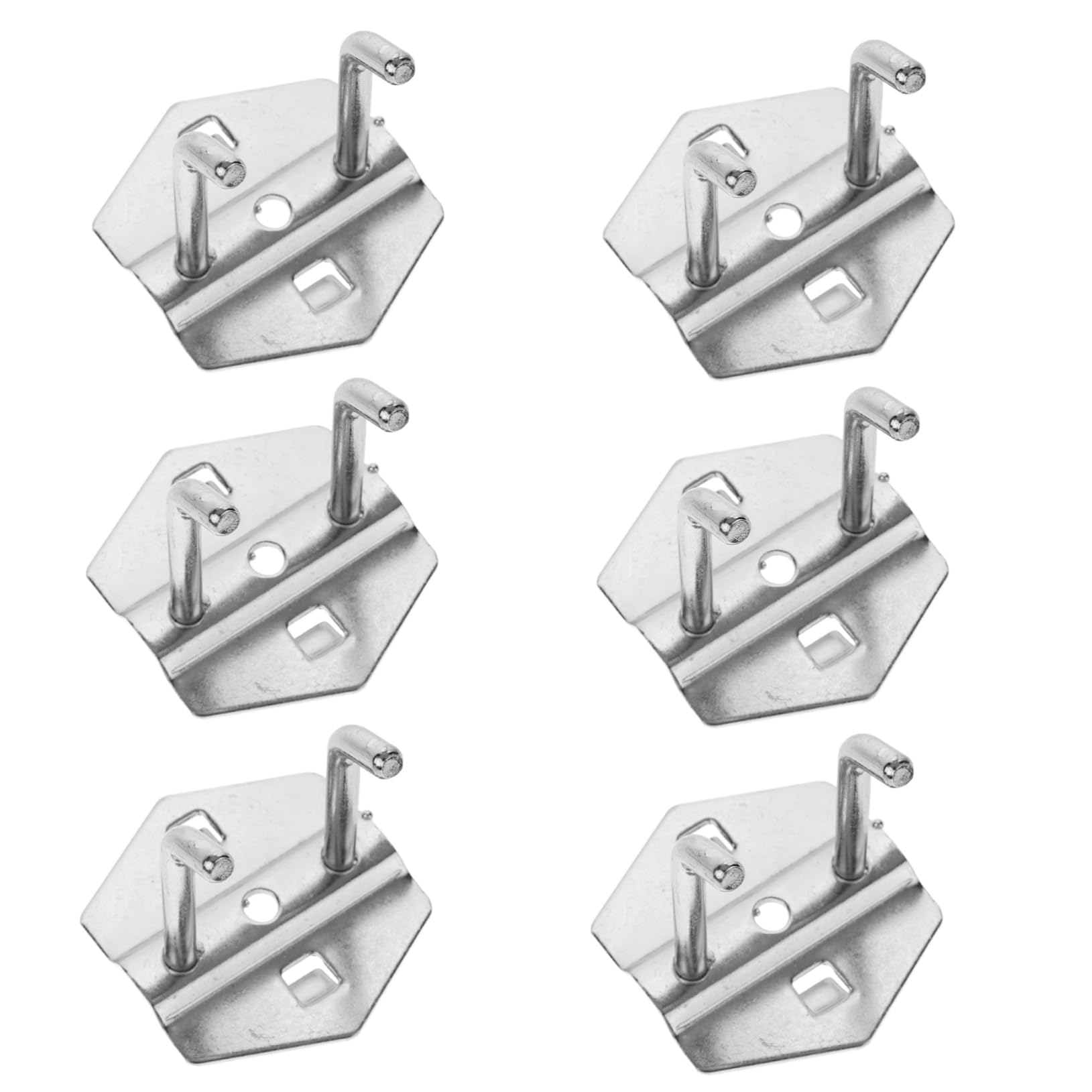 PRETYZOOM 6pcs Pegboard Tool Hooks Heavy Duty Utility Hangers for Garage Home Sturdy Metal Pegboard Accessories for Organizing Tools Accessories Easy Installation