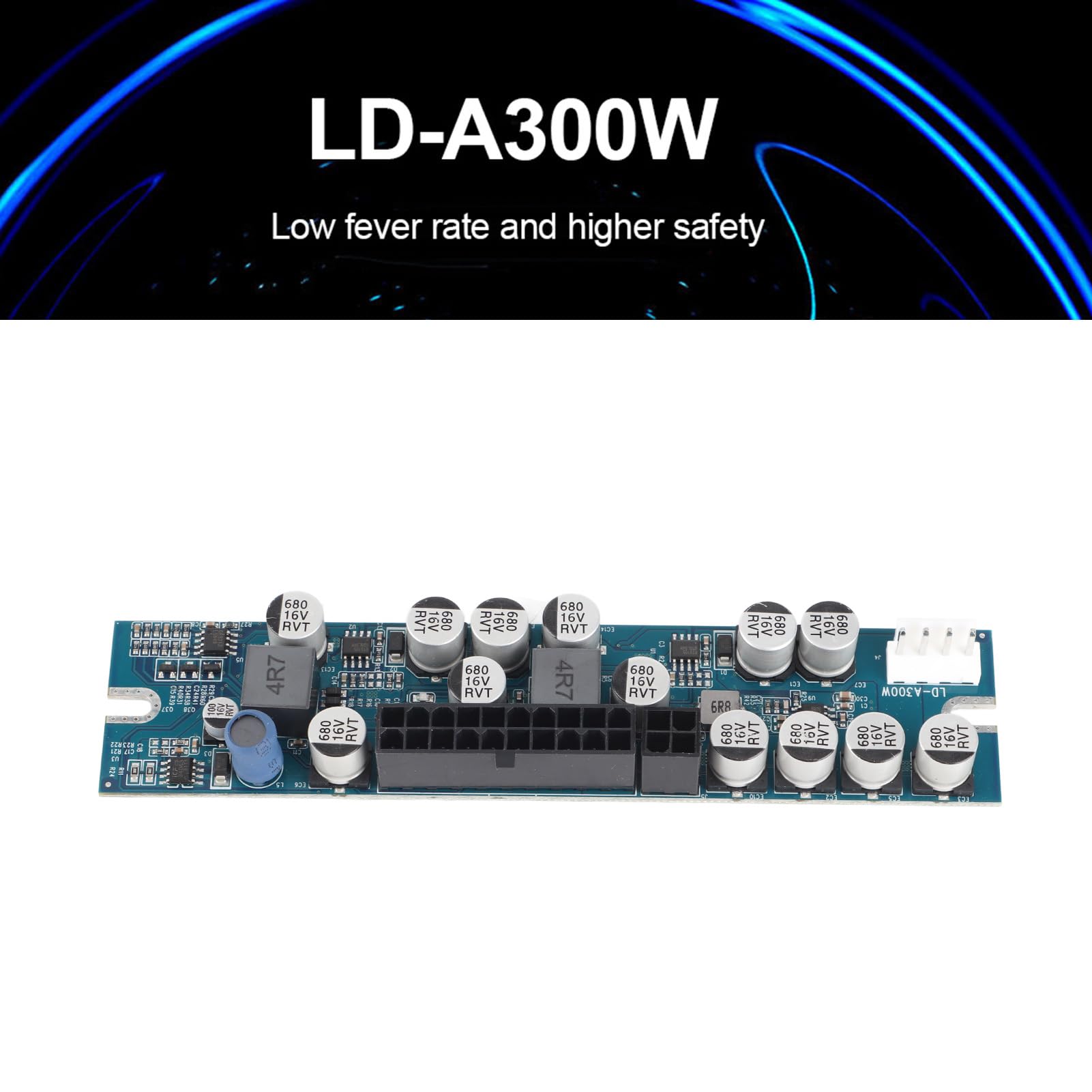 Generic Condensatori Industriali Durevoli del Modulo di Alimentazione per PC da 300 W con Ingresso 12 V CC per PC Mini-ITX e con Fattore di Forma Ridotto
