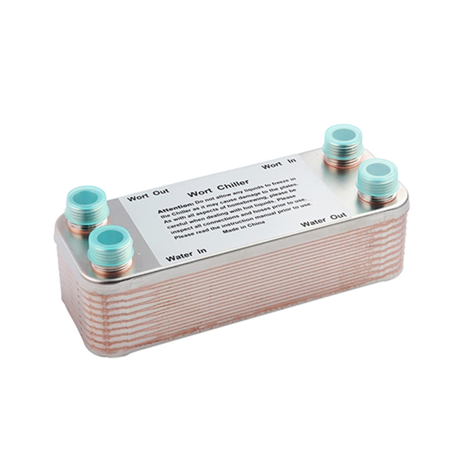 Buy Stainless Steel Brazed Plate Heat Exchanger 20 Plates Heat