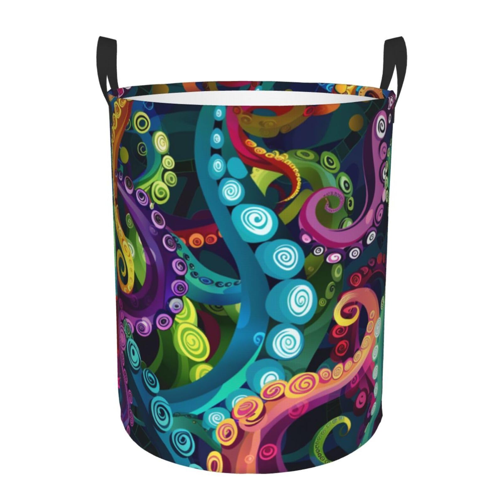 Cesto Bolsa 40X50cm Tentáculos de animales marinos coloridos Cesto Bolsa