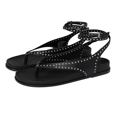 Madewell Millie Thong Lace Up Sandals Grommet Women