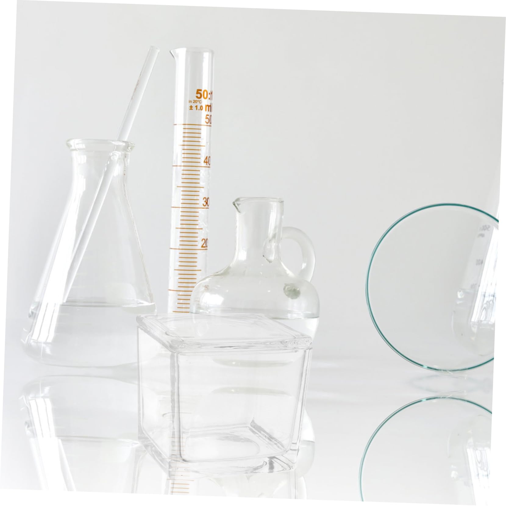 Glas Objektträger Färbegefäß, 30 Stück, Rund, Vertikal und Horizontal