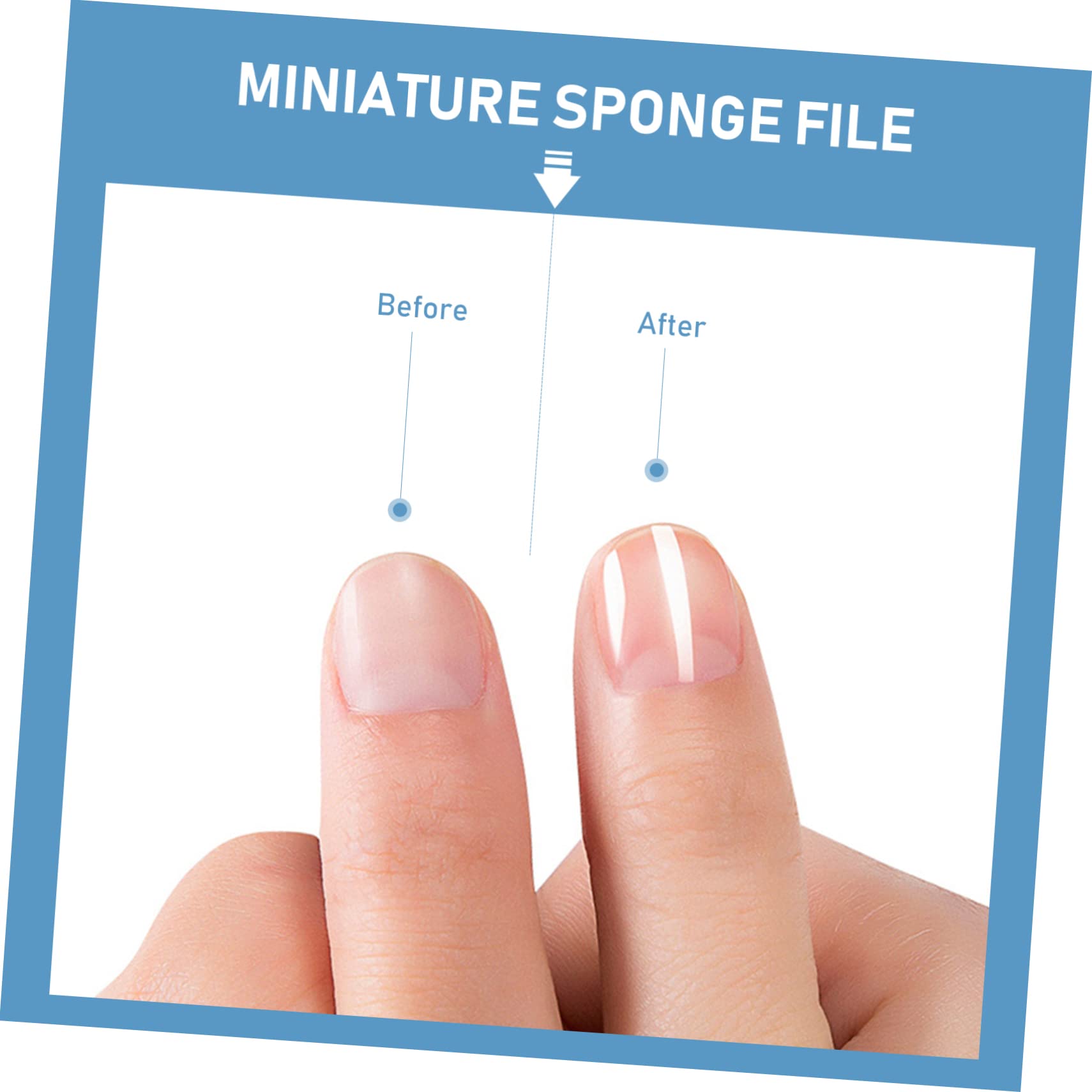 Healeved 150pezzi Sponge Nail Files Per Manicure e Unghie Finitura Liscia Per Unghie Naturali e Artificiale Facile Da Usare e Portatile