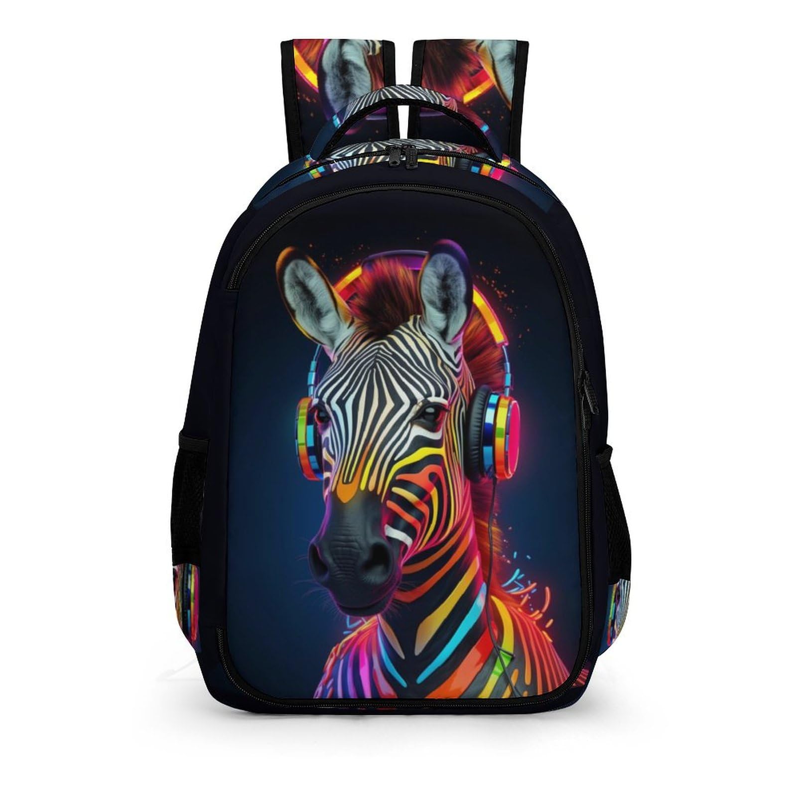 Tpisli Boys Style-4-4 Zebra Backpack School Bag Travel Daypack Animal Zebra Rucksack For Students Girls, Laptop Backpack