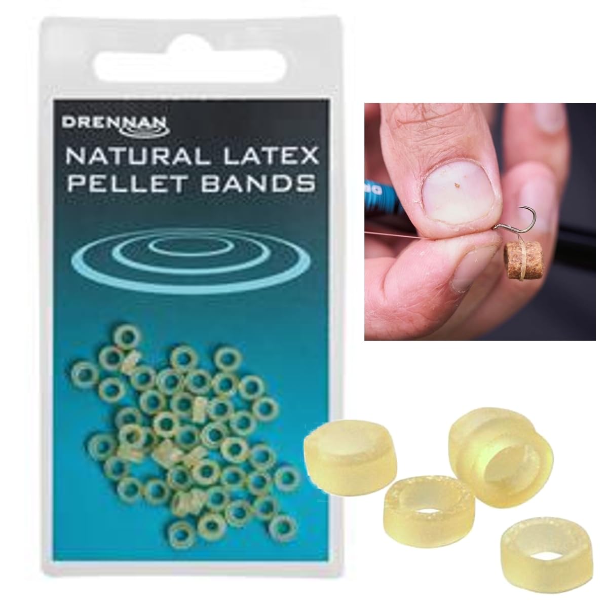 Drennan Natural Latex Pellet Bands Medium
