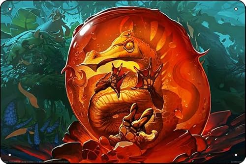 Hearthstone - Plaque en métal vintage Heroes of Warcraft -