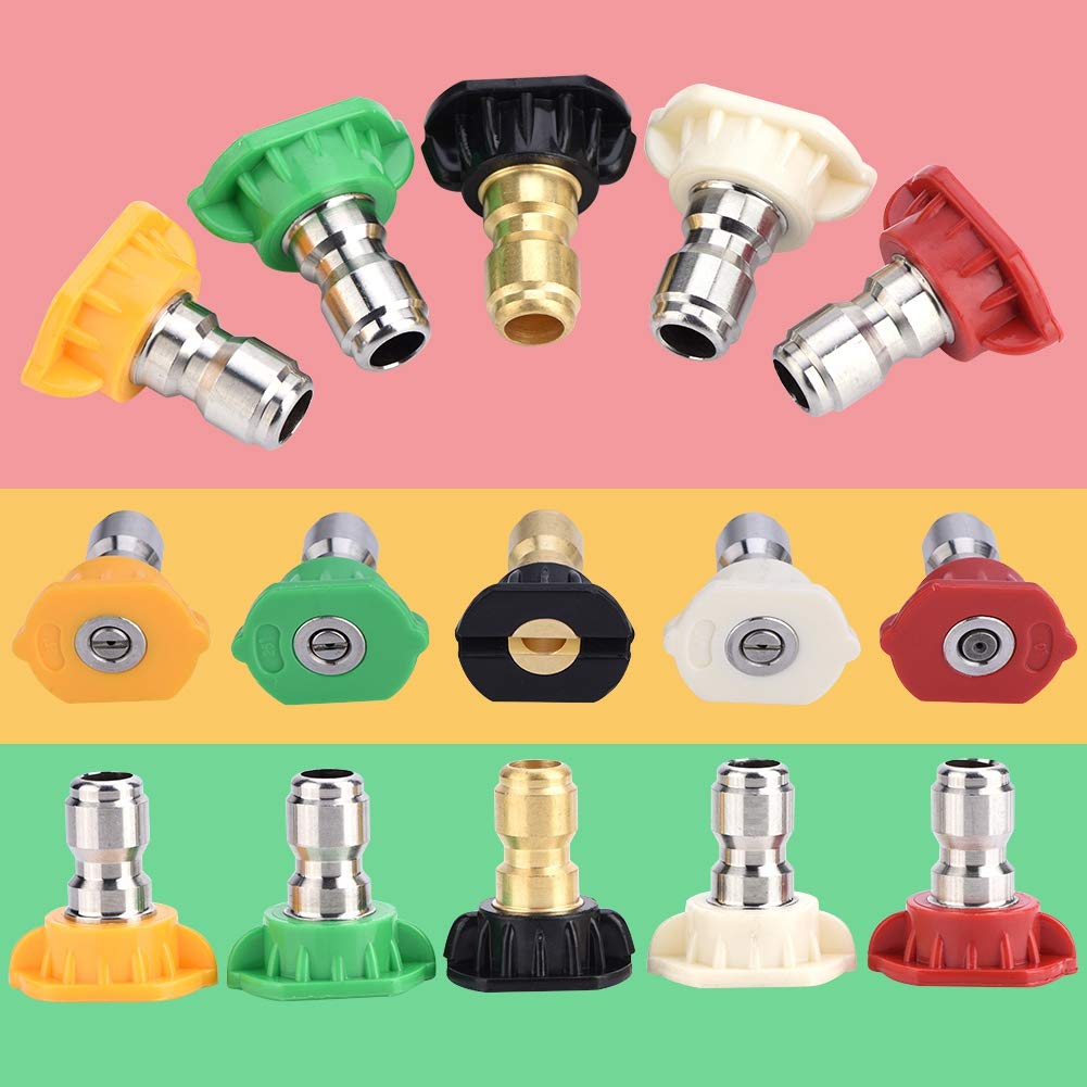 Boquilla Turbo Para Hidrolimpiadora A Presión, 4000 PSI, Boquilla De Lavado A Presión Máxima Giratoria Con 2 Piezas De Conexión Rápida De 1/4 Pulgadas Para Limpiar Superficies De Ladrillo, Hormigón Y