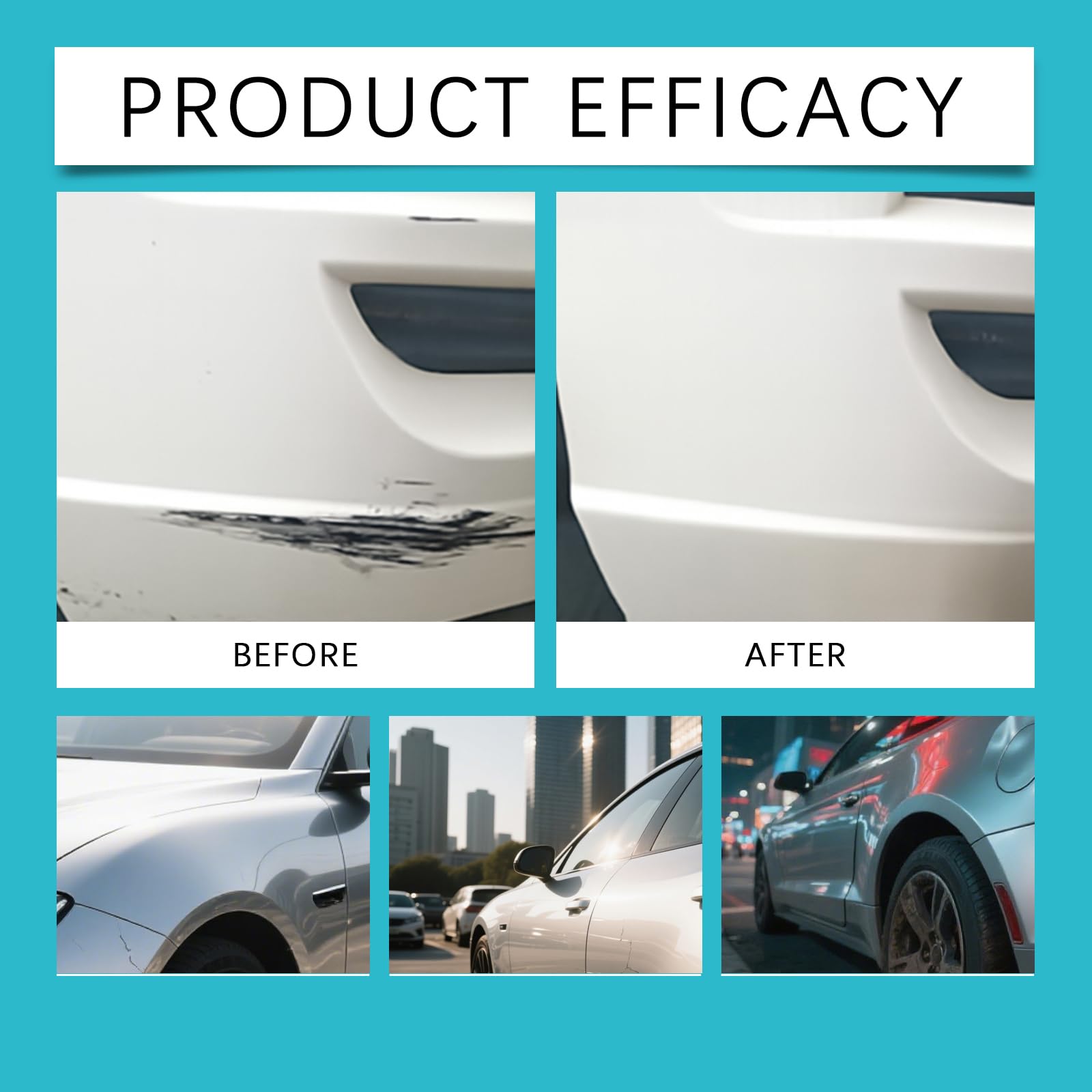 Szybka powłoka ceramiczna 3 w 1 High Protection Spray do samochodu, szybko działający środek powlekający nanoceramiczny z mocną warstwą hydrofobową dla długotrwałego połysku (6 sztuk)
