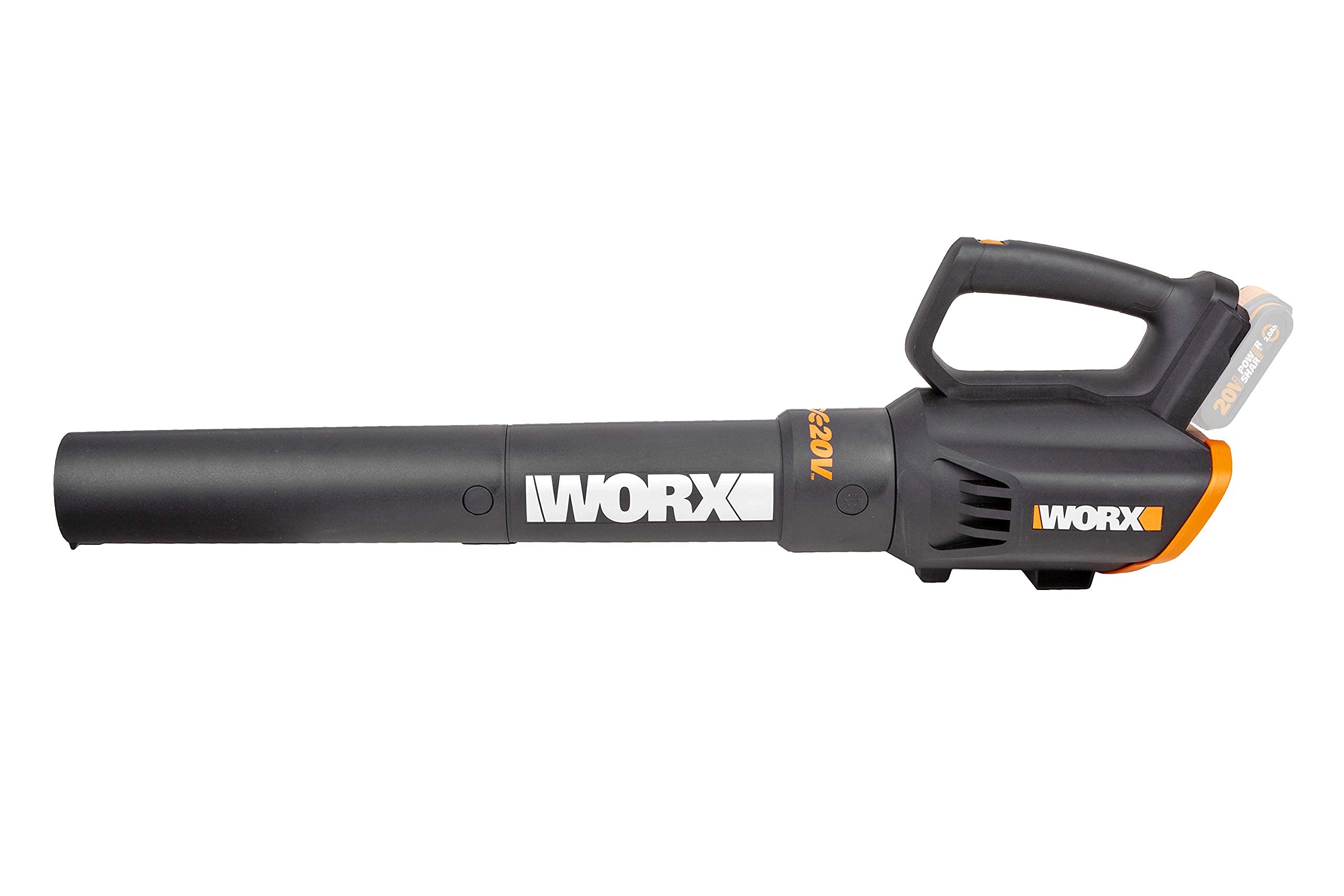 WORX Soplador 20V WORXair | PowerShare | WG547E.9 | No Incluye batería ni Cargador | Soplador Turbine | Ligero y Compacto | Boquilla Hyper-Stream para concentrar el Flujo de Aire
