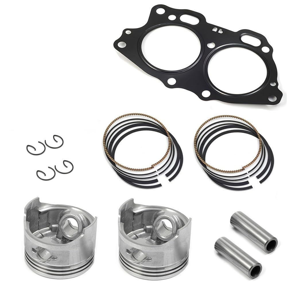 pist. Kit di ricostruzione for pistone con guarnizione for fascia elastica da 0,25 mm, adatto for carrello golf EZGO 4Cycle, motore Fuji EH35C MCI 350 cc, 1996-2008