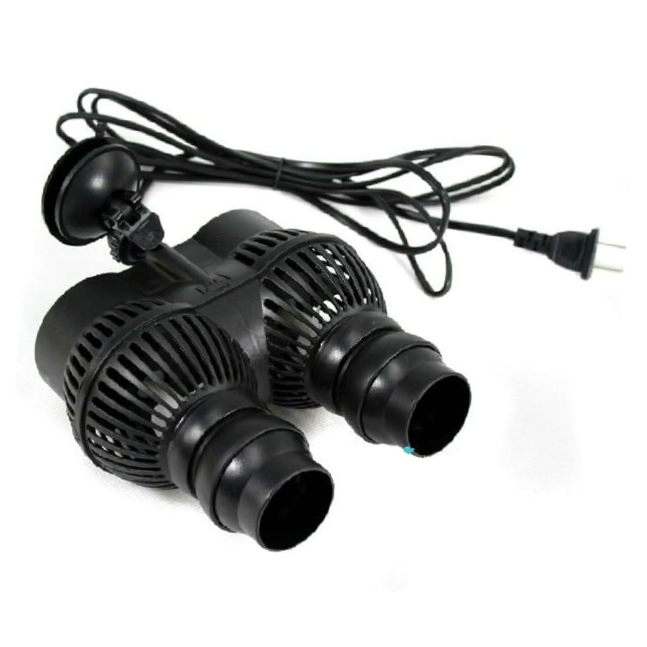 HEMOTON Aquarium Pump H Dual Motor Vibration Water Circulation for Freshwater Saltwater Tanks Easy Installation with Suction Cup Bracket Black