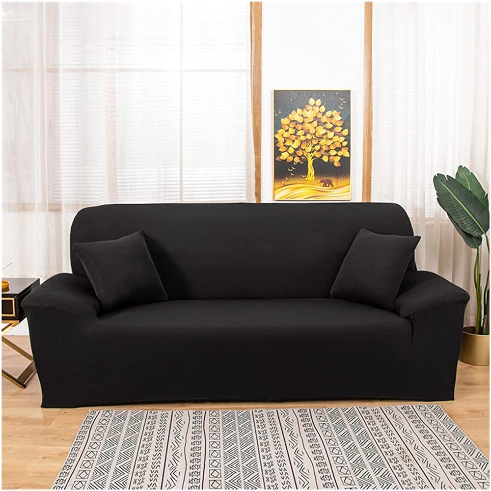 MGEMJMJ Sofa Slipcovers,Living Room Sofa Cover Sofa Cover Elastic Sofa Cover Chair Protection Cover 1/2/3/4 Seat Spandex(Size:3 seater 185-230cm,Color:C)