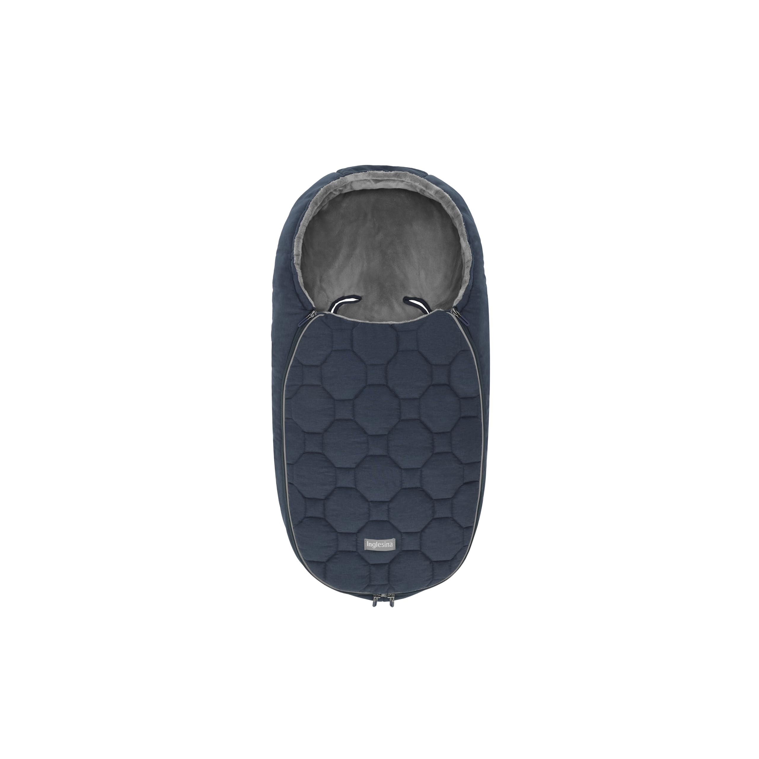 Chancelière Hiver Bébé Inglesina Newborn, Matelassée, Chaude et Confortable, pour Nacelle et Siège Auto, Protection Contre Le Froid, Midnight Blue