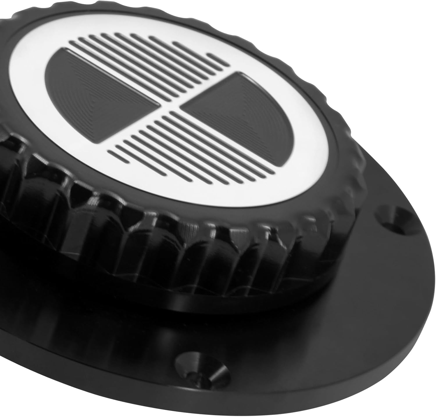 Motorcycle Gas Cap Fuel Tank Cover Aluminum Oil Cap Fit for K Series K75 K100 K1100 (Black B)