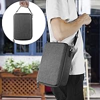 Vista 6 de Geekria for Creators - Funda de micrófono con espuma compatible con Blue 1967 Yeti Pro, Blue Yeti, funda de transporte de micrófono rígida, bolsa