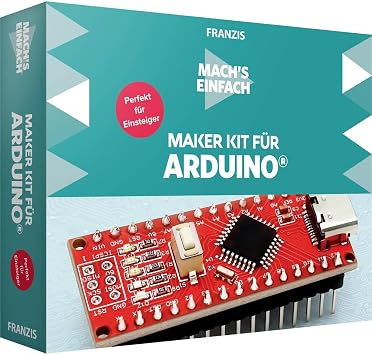 FRANZIS 671936 Machs Easy Maker Kit for Arduino, Perfect for Beginners, White
