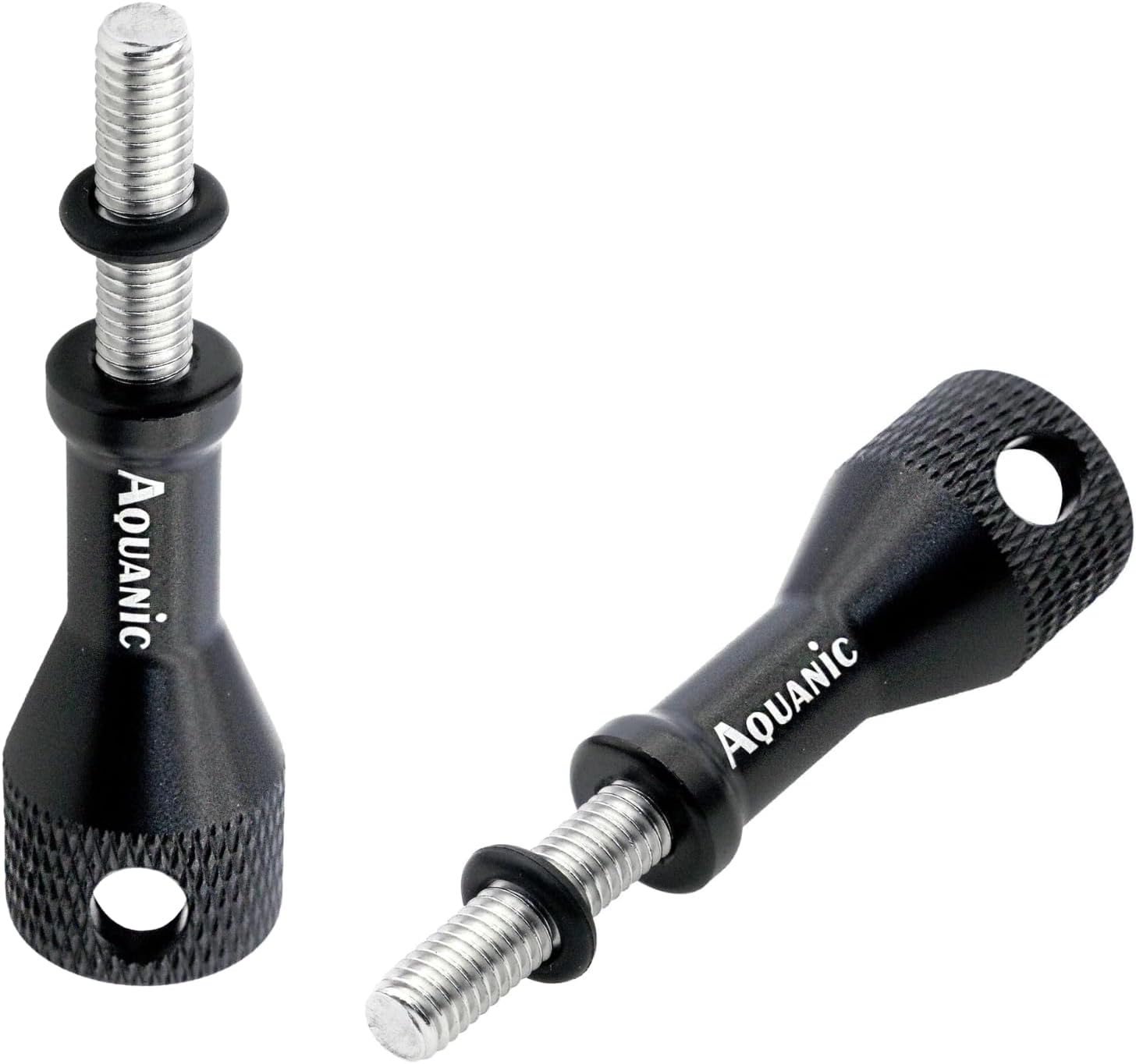 Aquanic Aluminum Alloy Thumbscrew, Tool-Free Camera Replacement Thumb Screw Screw Bolt with Spacer for Gopro Hero 13/12/11/10/9/8/7/6/5/4/3+, DJI Osmo, Insta 360, Sjcam Camera Tripod Mount, 2Pcs