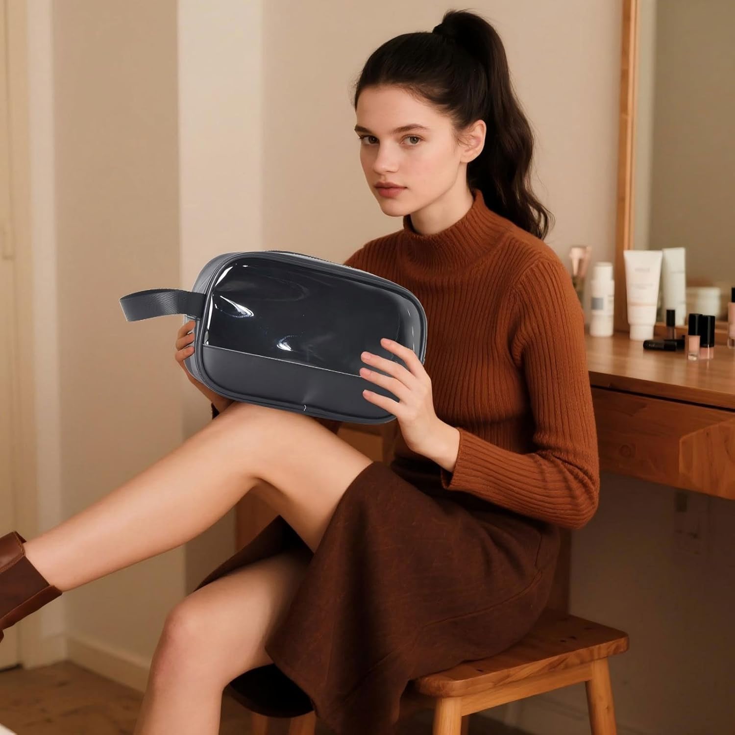 Lywjyb Birdgot Movie Clear Makeup Bag Ring Movie Lover Merch Bookish Bookworm Merch (Potatoes Cbag) - Image 6