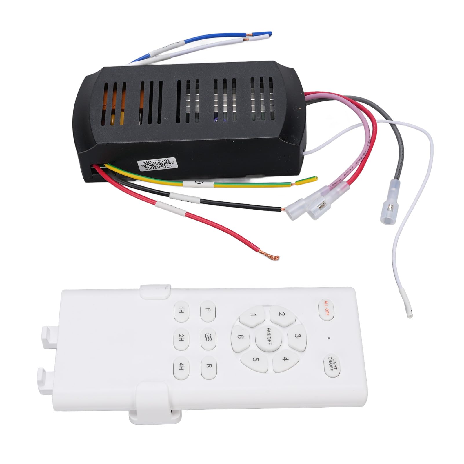 Ventilador de Techo Universal Kit de Control Remoto Ventilador de Tiempo Velocidad de Sincronización Remoto y Receptor para Lámpara de Ventilador de Techo