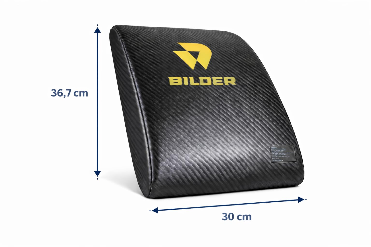 BILDER - Ab Mat Fitness con Doppia Inclinazione 15°/30°, Attrezzo per Addominali e Core Antiscivolo, Supporto Lombare Ergonomico e Resistente - Attrezzi Palestra Casa per Addominali, Crunch e Sit-Up