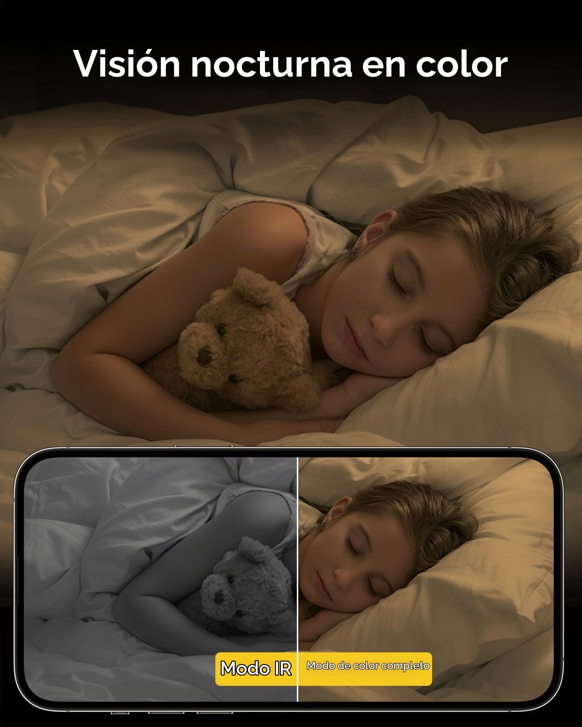 BoyKeep Cámara de interior, cámaras de vigilancia 2K para seguridad del hogar con detección de movimiento, cámara para mascotas interior con aplicación, visión nocturna a color, audio bidireccional